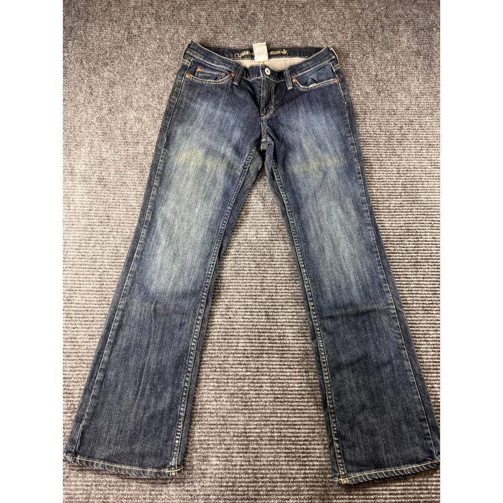 Vintage Mudd Wendi Jeans Juniors 9 Petite Bootcut Dark Wash Y2K